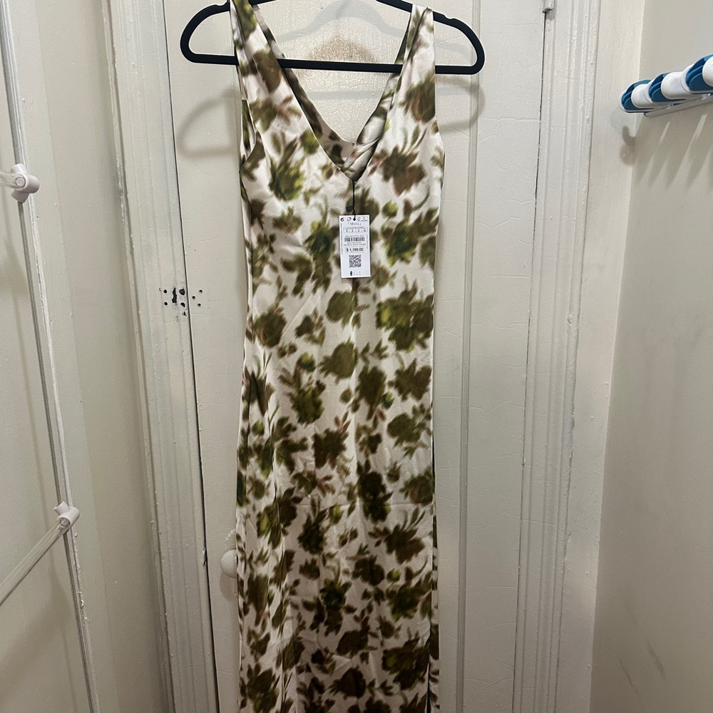 Floral High Low Dress